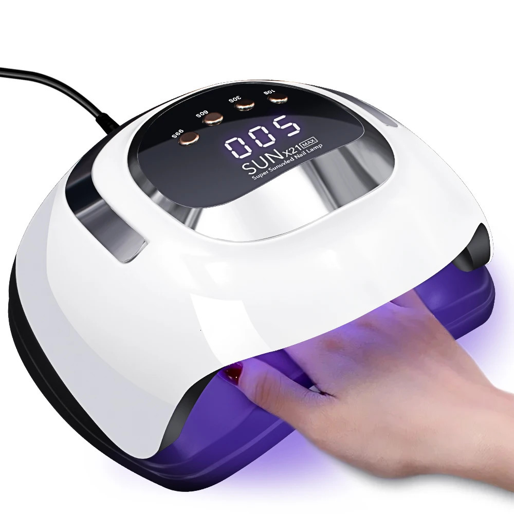 320W professional UV LED nail lamp for nail gel polishing and curing lamp with large touch screen UV nail drying lamp with 72 LEDs 241018
