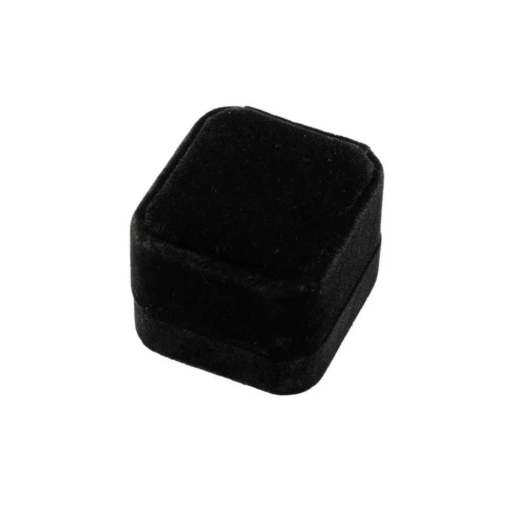 Square engagement velvet earrings ring packaging box jewelry organizer Valentines Day gift box ring display storage wholesale W241019