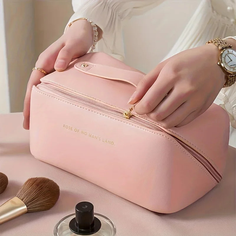 Makeup Organizer Female Toiletry Kit Bag Make Up Case Storage Pouch Lady Box Cosmetic For Travel Zip 241019 zhanyishengli