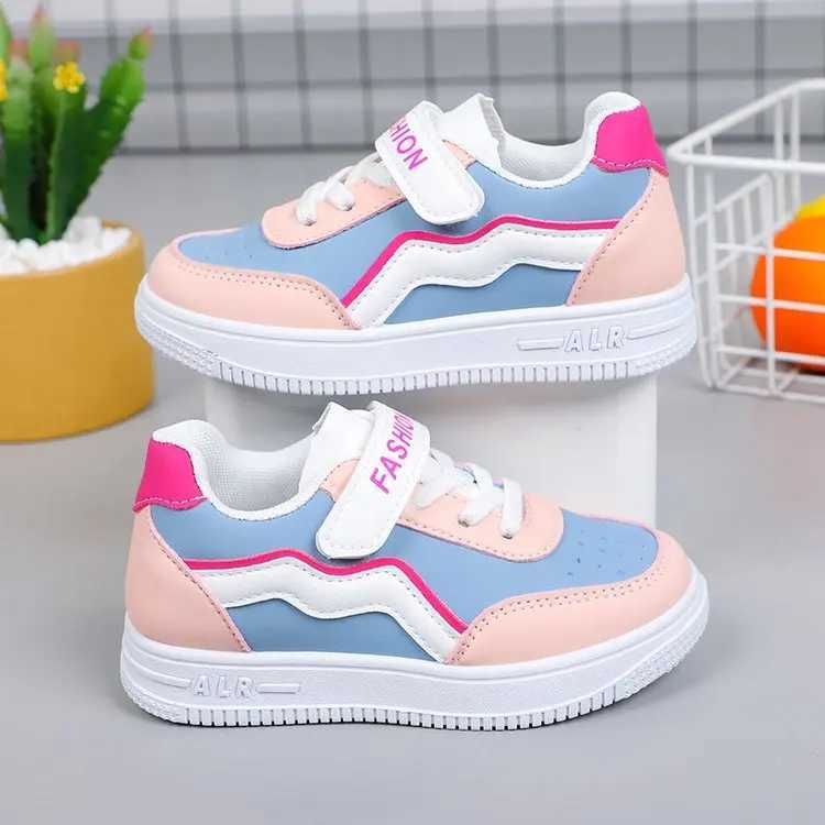 Athletic Outdoor Childrens sports girls low board shoes 2024 autumn new fashion girls large casual shoes H241019