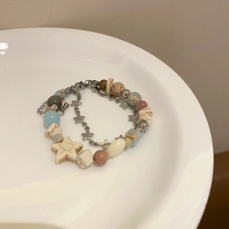 Fashion solar energy system bracelet star moon earth space planet charm bracelet mens bead personalized bracelet 241018