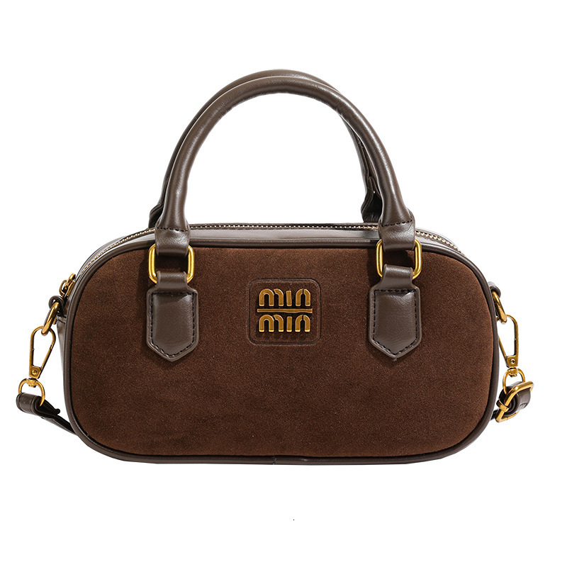 Designer Handheld Bowg Autumn/Winter 2024 New Trendy Boston Versatile Single Shoulder Crossbody Bag