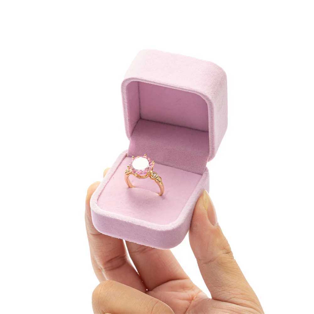 Velvet Ring Earring Box Wedding Engagement Birthday and Anniversary Jewelry Display Packaging Materials W241019