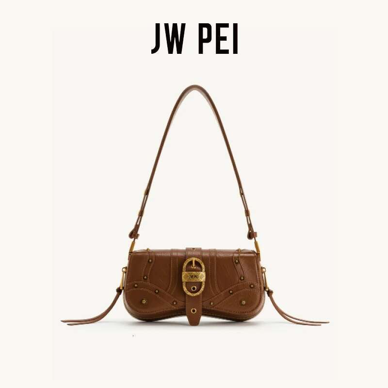 JW PEI Fashion New Women's Pull Rod Cross Arm Lower Large Capacity Shoulder Bag