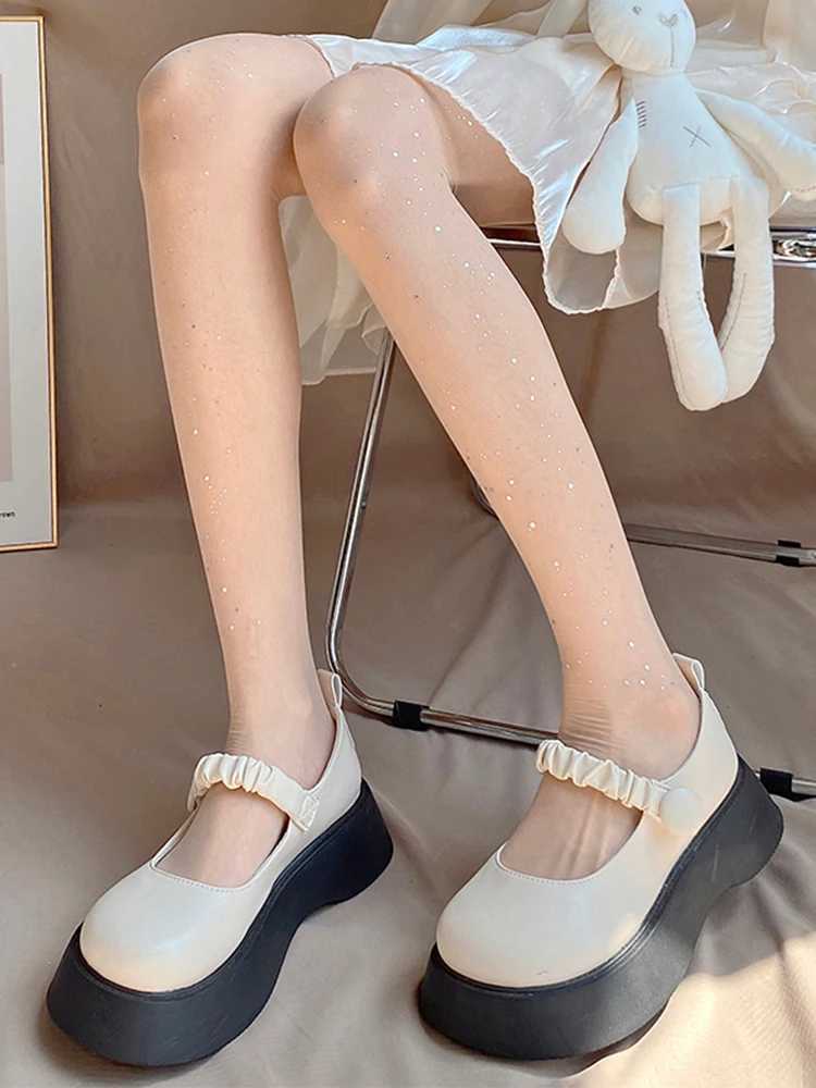 Socks Hosiery Women Shiny Sexy Stockings Tights Punk Rhinestone Mesh Fishnet Pantyhose Women Pantyhose Female Hosidery Diamond Nylon Lingerie Y2408330
