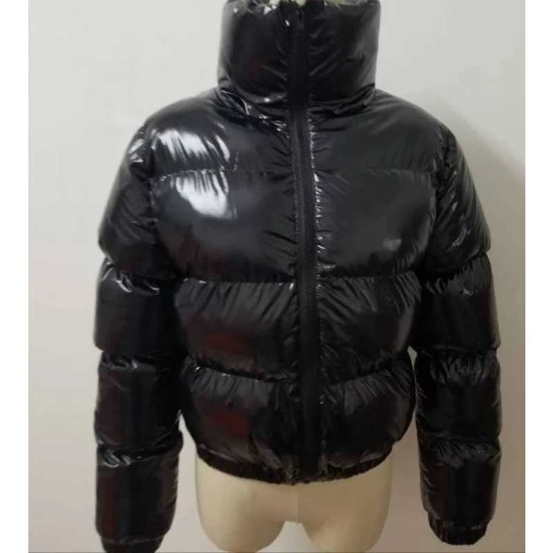 Women's Down Parkas Winter womens inflatable jacket warm bubble windbreaker Parka jacket zipper jacket cute cut Parka Abrigos Mujer Y241019XVZG