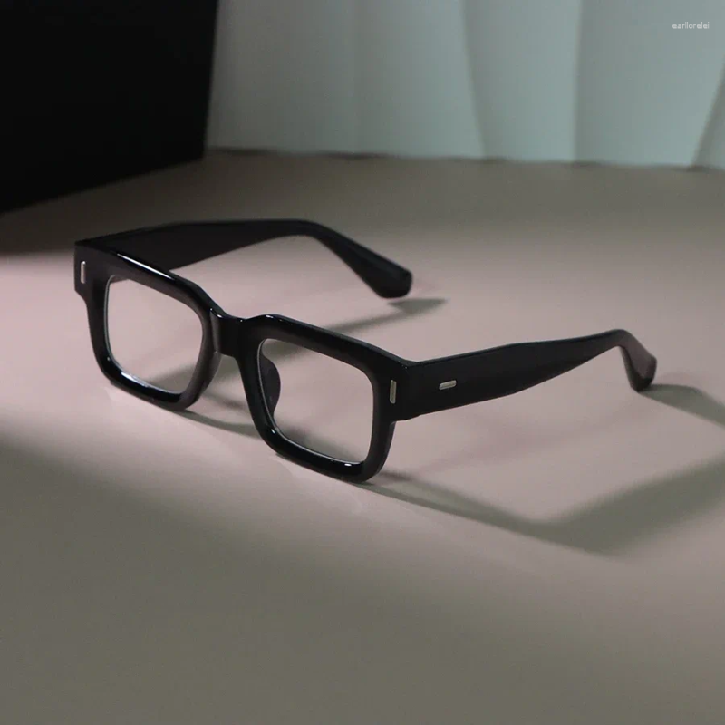 Sunglasses Frames Elegant Transparent Lens Plain Eyeglasses Frame Male Female Brand Casual Rectangle Glasses Men Women