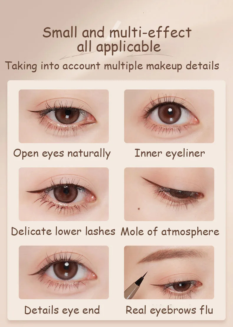 Judydoll black liquid eyeliner pen waterproof 24 hours long time eye makeup smooth superfine eyeliner pen 241018