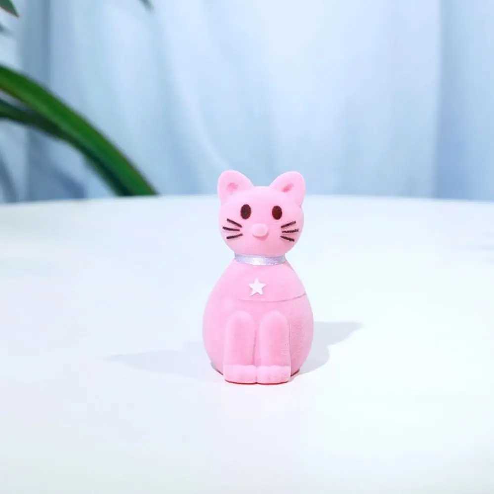 Cute Romantic Turtle Biscuit Gift Cartoon Animal Velvet Ring Box Gift Box Storage Box Jewelry Display W241019