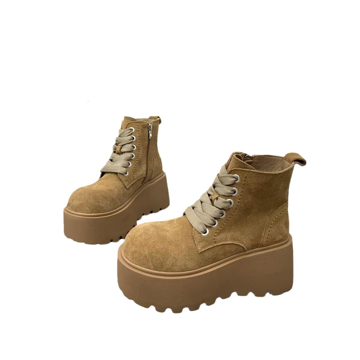 Thick soled Martin boots 2024 autumn new style, high-end and versatile, thick soled, high-end and comfortable temperament, trendy women's shoes