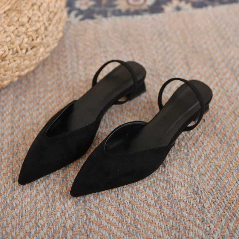 New Fashion Summer Womens Pump Womens Button Beige Single Shoes Square High Heels Comfortable Dress Party Shoes Y241019