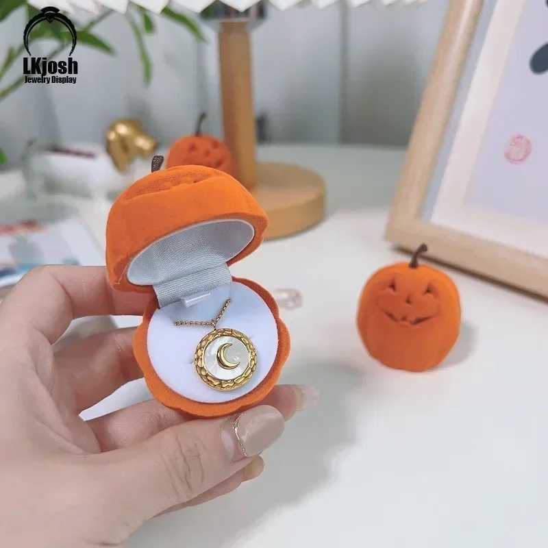 New Halloween Pumpkin Jewelry Box Surprise Gift Box Cartoon Ring Box Pendant Earrings Jewelry Gift Box W241019