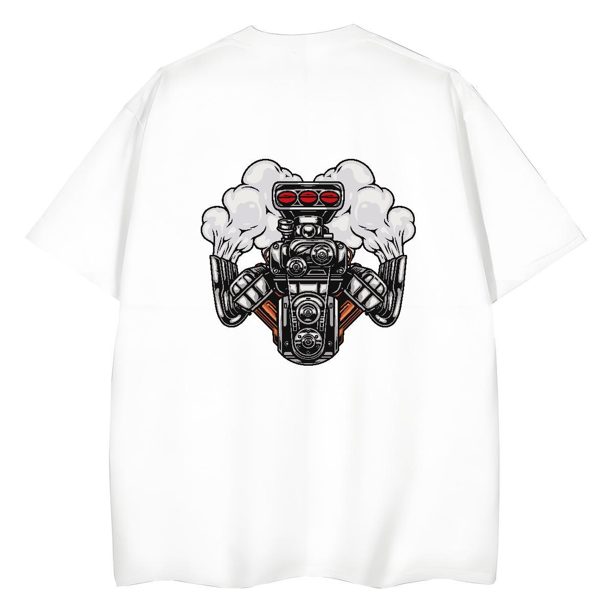 TOP Quality T-Shirts for Women 230g 100% Cotton Round Neck Short Sleeve Casual car Womens Tshirts Brand Black Oversized Wear