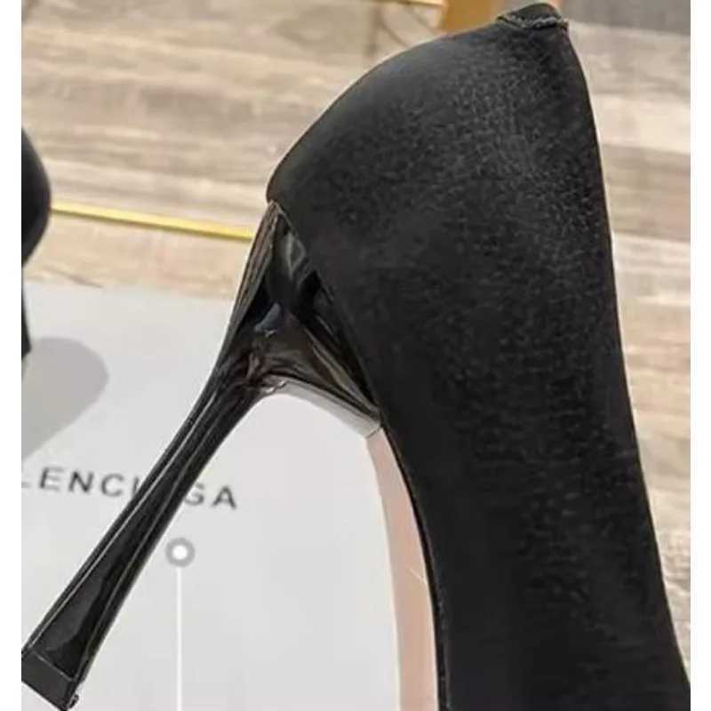 New high heels womens shoes wedding slim high heels luxury sandals spring and autumn new crystal corner toe party pump womens shoes Y241019