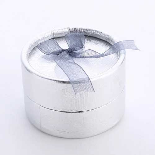 New Round Bow Earrings Jewelry Box Display Ring Jewelry Organizer Gift Box Jewelry Box Wedding Packaging W241019