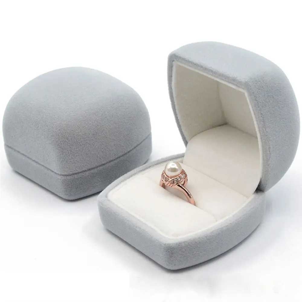 Durable Gift Exquisite Display Box Velvet Bead Treasure Box Ring Storage Box Earring Storage Box W241019