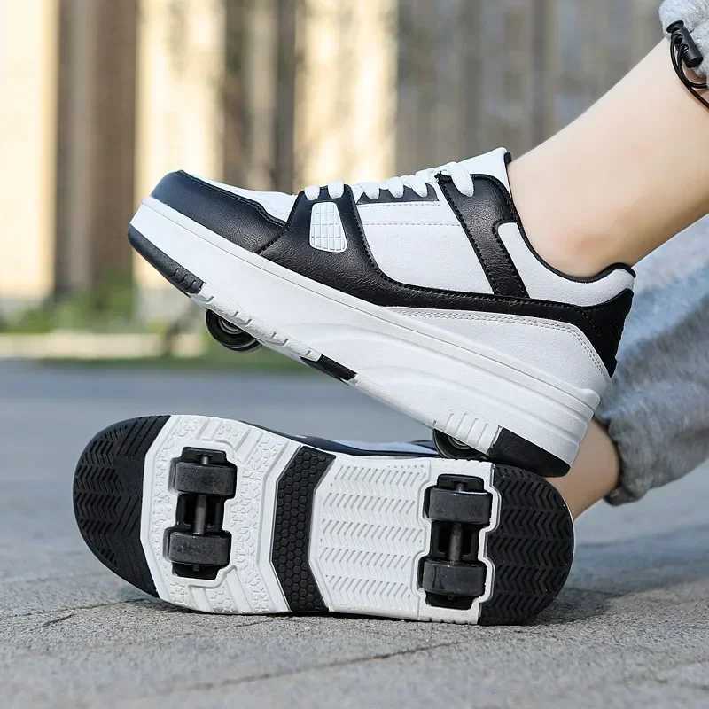 Athletic Outdoor Fashion Roller Skate Shoes Kids Children Casual Sports Toy Gift Games Boys 4 Whls Sneakers Girls Boots Ultra Light Rollerskate H24101
