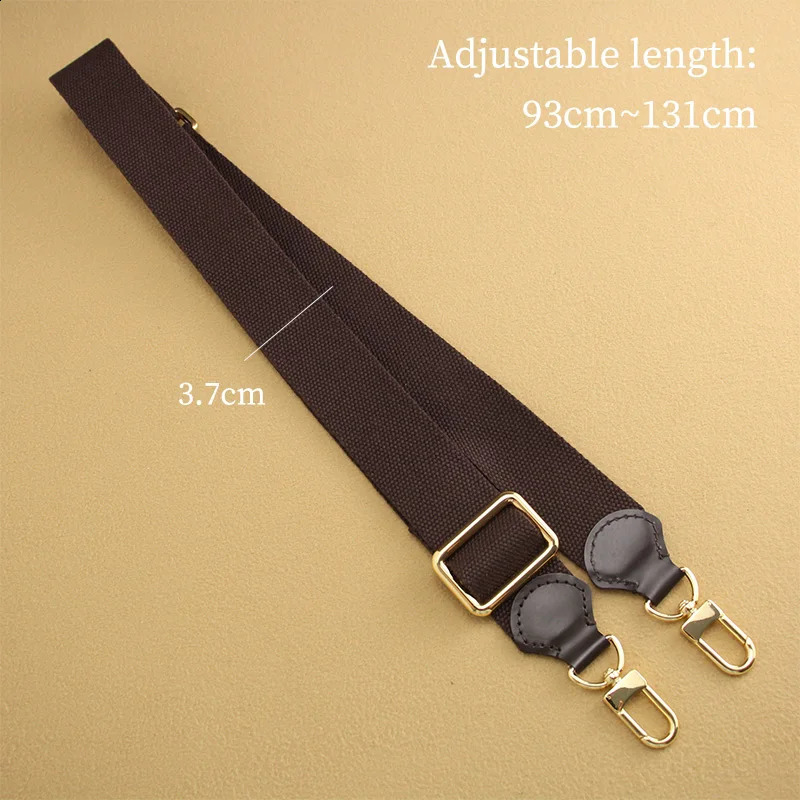 TINBERON n Bag Strap Canvas Shoulder Replacement Adjustable Brown for Crossbody Accessories 241017