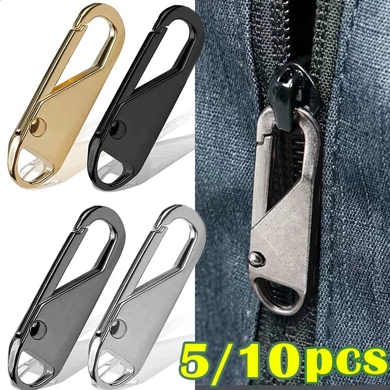 Zipper Slider Puller Instant Repair Kit Replacement For Broken Buckle Travel Bag Suitcase Head DIY Sewing Craft 241017