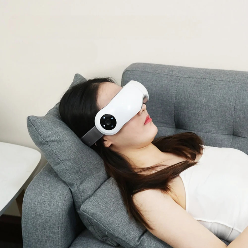Folding Eye protector Airbag Compress Microfrequency Vibration Massager Bluetooth Music Sleep Mask 241008
