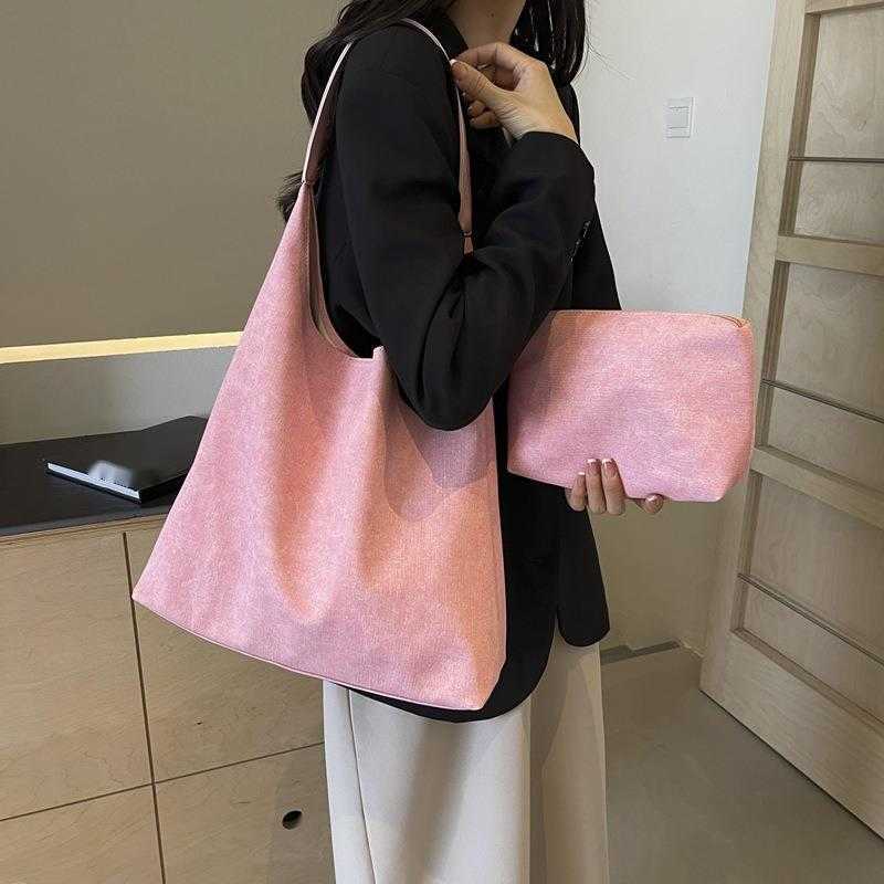 CMM Large Capacity Suede Tote Bag for Women New High End Fashion Casual Versatile Shoulder Bag