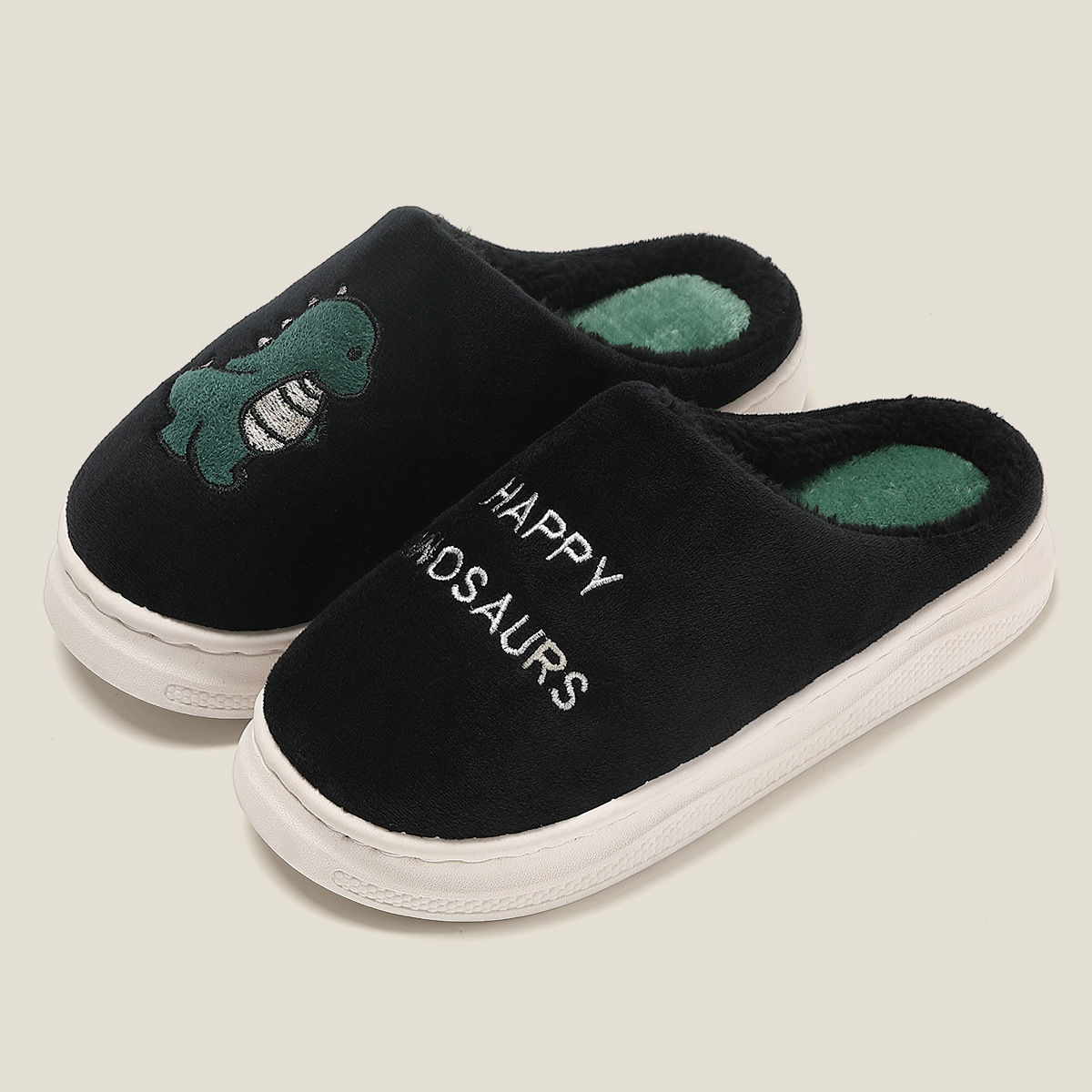 Anti-slip Cozy Cotton Slippers for Home - Couples Comfort