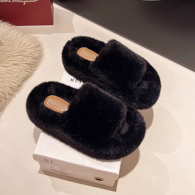 2024 new women's autumn and winter comfortable one-piece cotton slipper free shipping