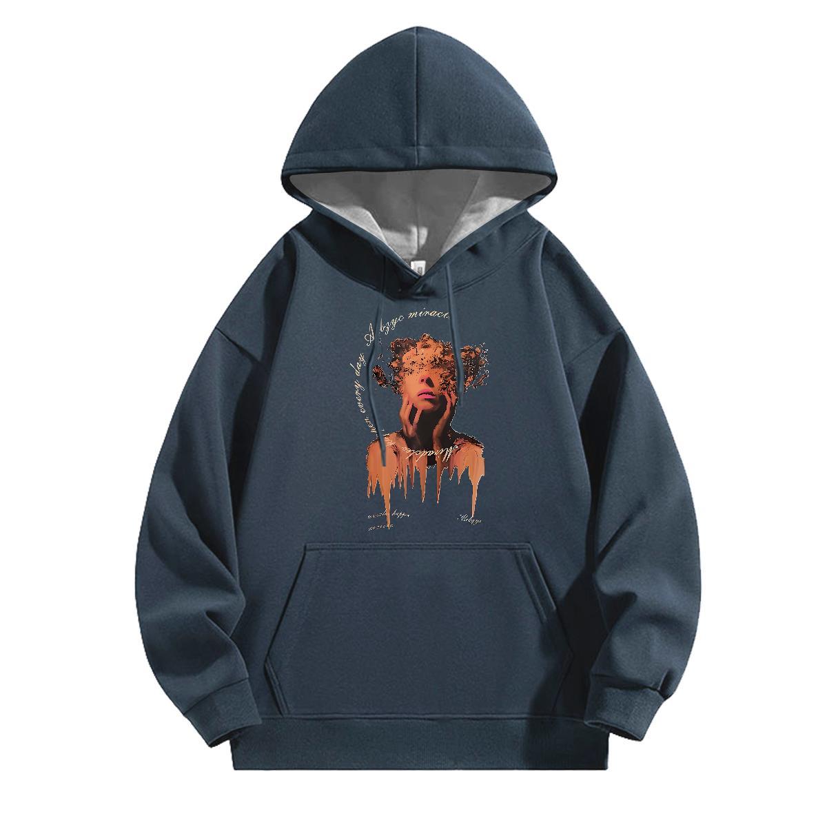 New Man Hoodie Hooded Collar Breathable High Quality Hoodie Pullover Custom Print Plus Size Hoody Hip Hop Tech Fleece