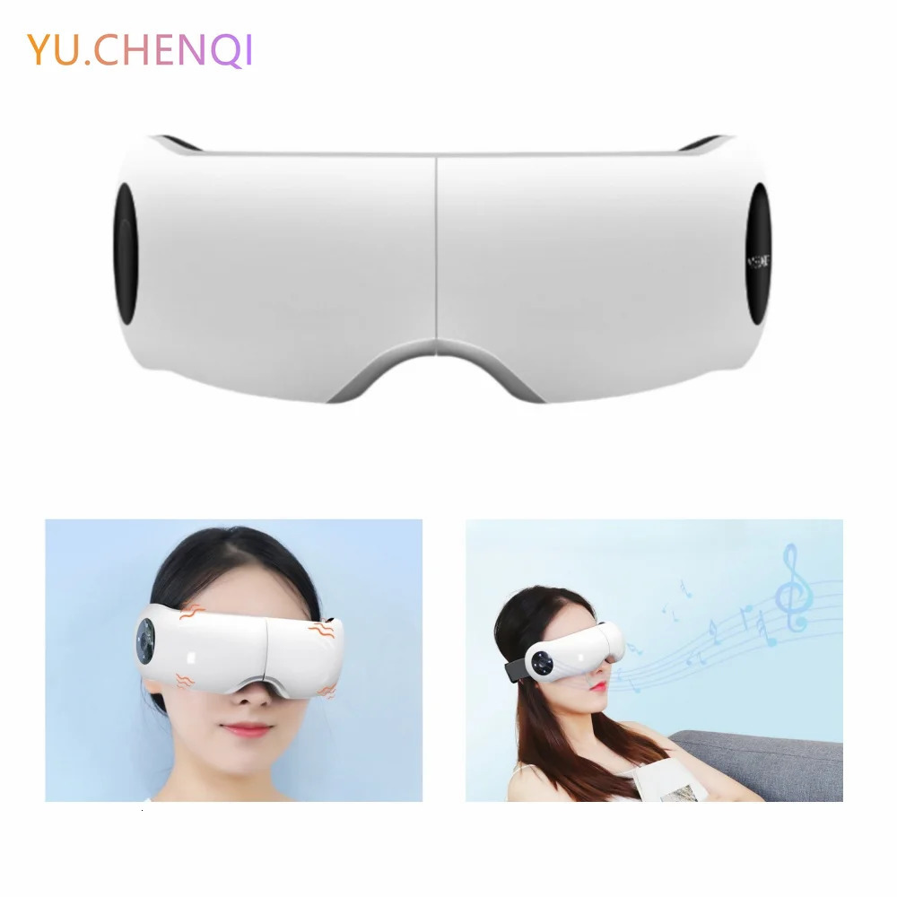 Folding Eye protector Airbag Compress Microfrequency Vibration Massager Bluetooth Music Sleep Mask 241008