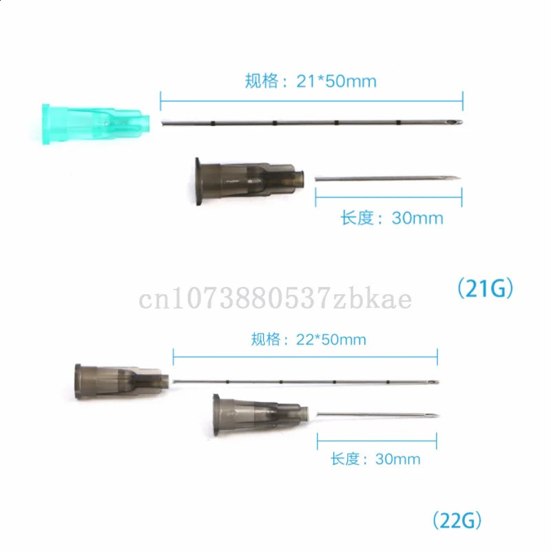 Factory disposable blunt tipped cannula 22g 23g 25g 27g 18g 30g 50mm 70mm blunt fine body perforated needle cannula syringe 241009