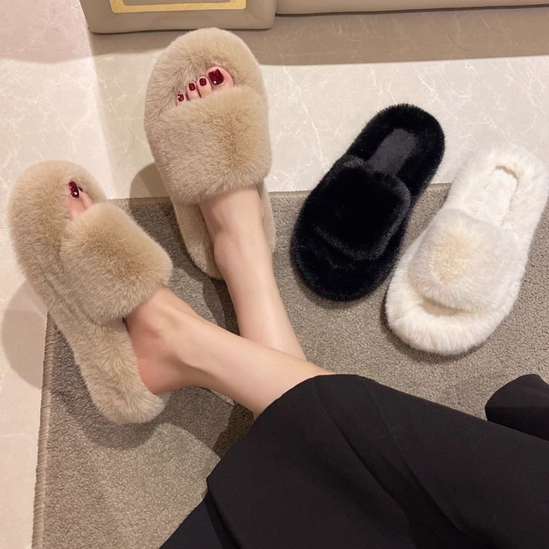 2024 new women's autumn and winter comfortable one-piece cotton slipper free shipping