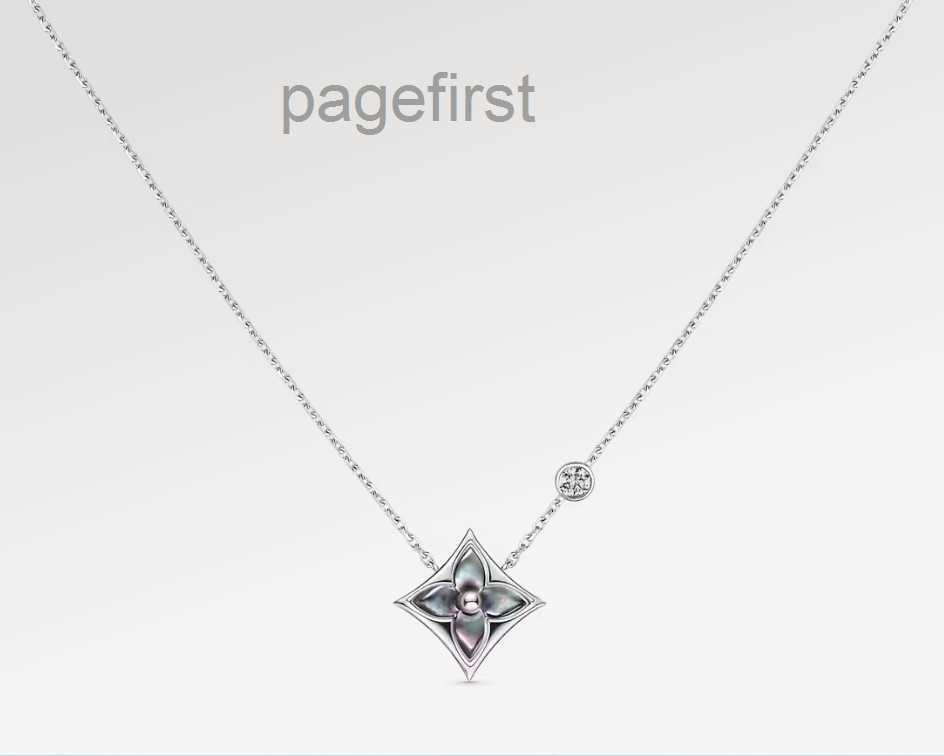 Designer Silver Plated Luxury Grey Pearl Pendant Necklaces Stainless Steel Fashion Men Women Necklace Valentine Day Mothers Day Gift Jewelry