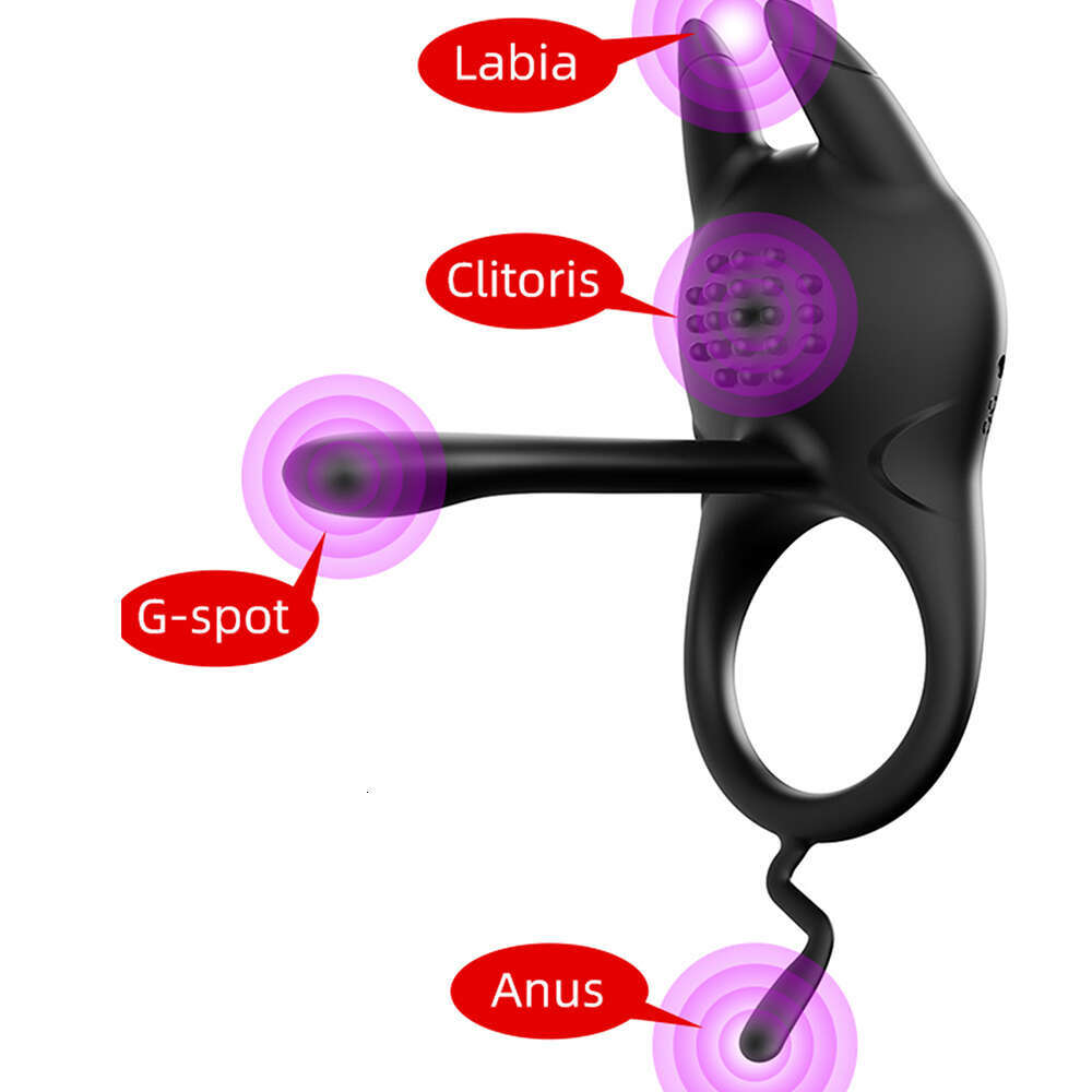 Vibrating Penis Ring for Men Delay Ejaculation Cock Ring Male Penis Massager Clitoral G Spot Stimulation Sex Toys for Couples