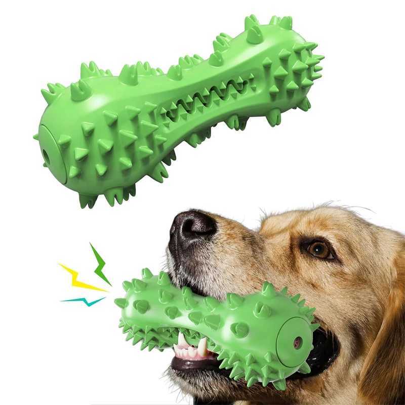Dog Toys & Chews Rubber Chew Toy Teeth Cleaning Pet Toothbrush Chewing Stick for Elasticity Soft Tooth