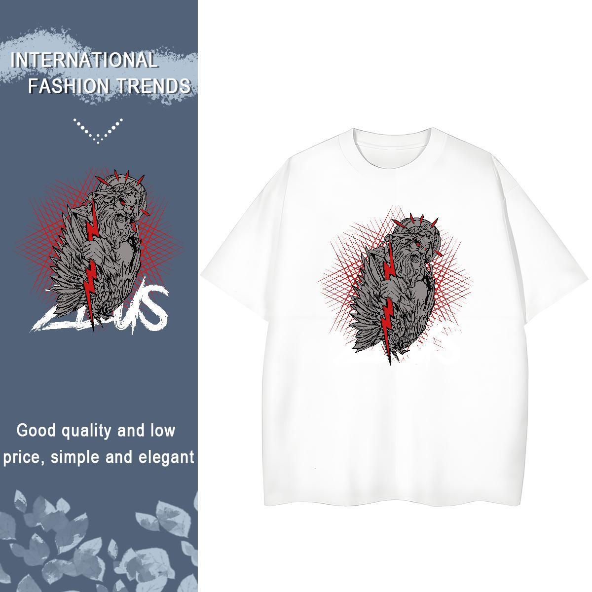 Fashion New T-Shirts for Women 230g Pure Cotton Breathable Short Sleeve Sports Casual portrait Womens Tshirts 5A DIY Logo Polos