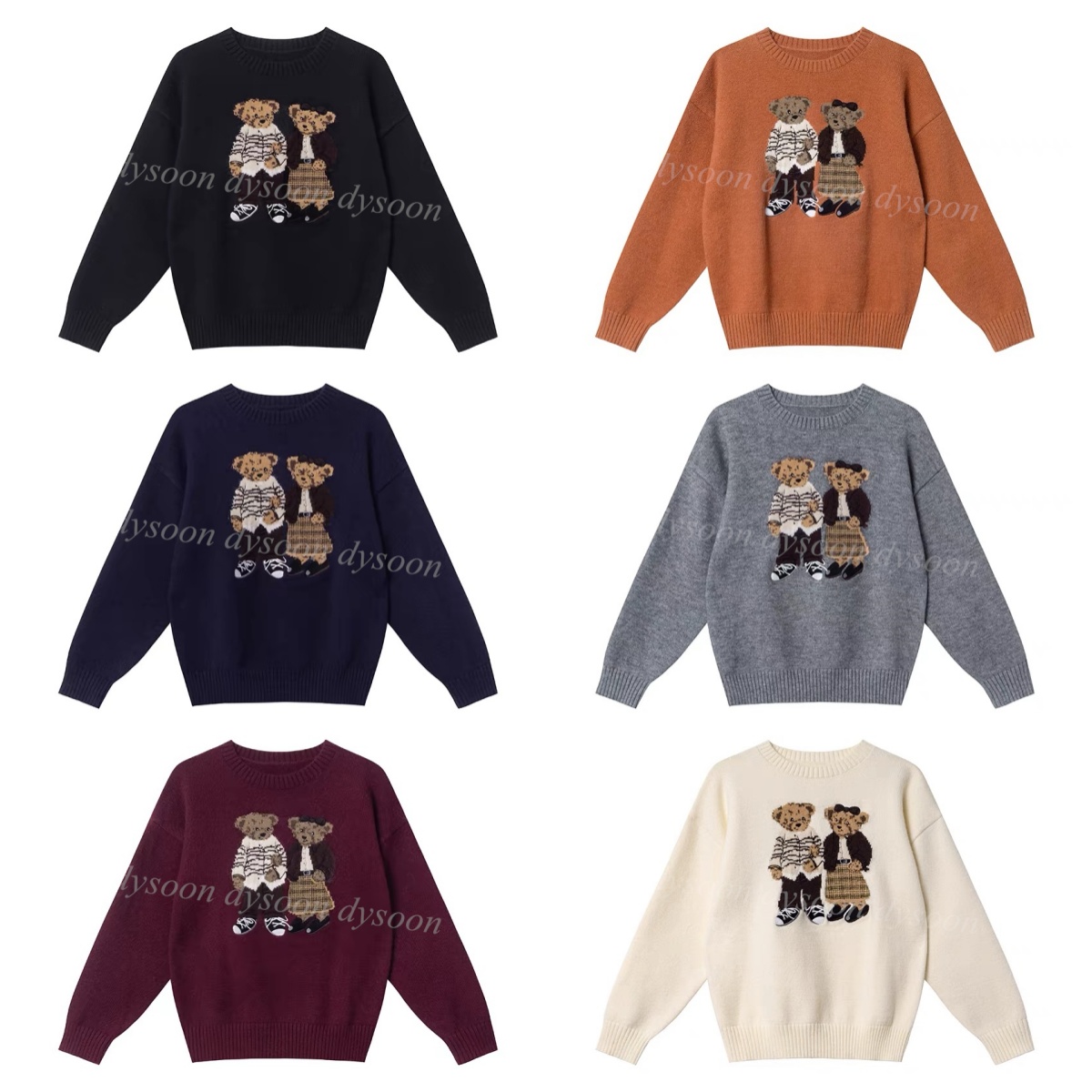 Women Sweaters Size SML Round Neck Fashion Long Sleeved Knitswear With Dust Bag 28498