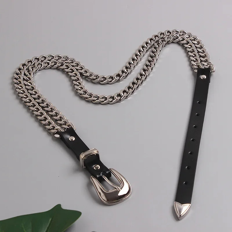 Womens Hip Hop Metal Belt Fashion Dress Jeans Decorative Belt Womens Fashion Belt Gold Belt Chain Clothing Accessories 241019