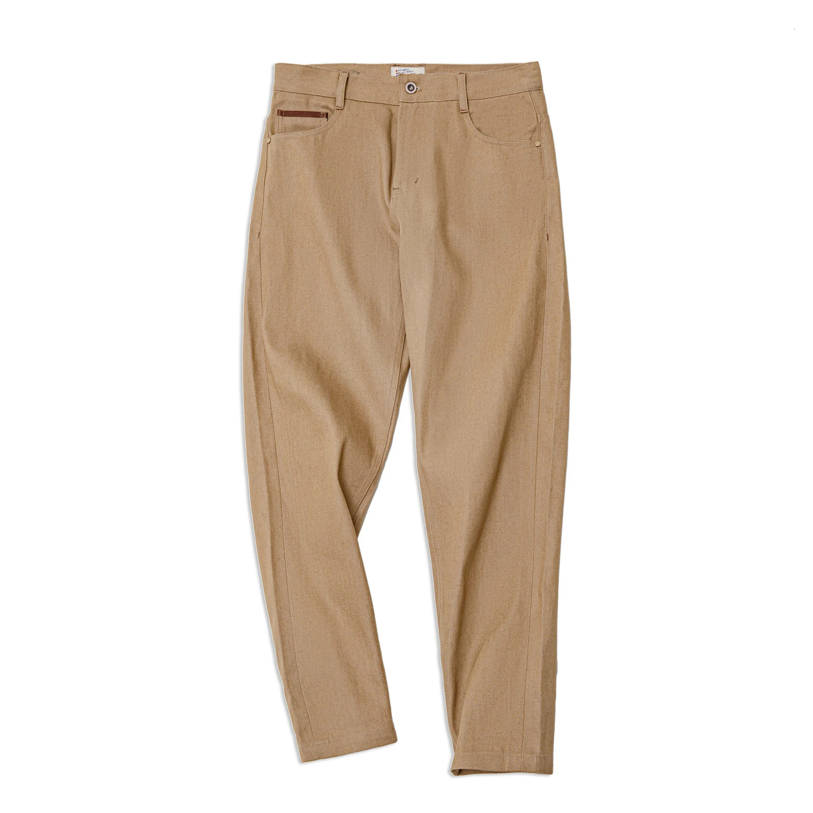 Maden 2023 Vintage 117oz Raw Denim Selvedge Jeans Amekaji Khaki Slim Fit Tapered Mens Orginial Straight Pants Workwear 241009