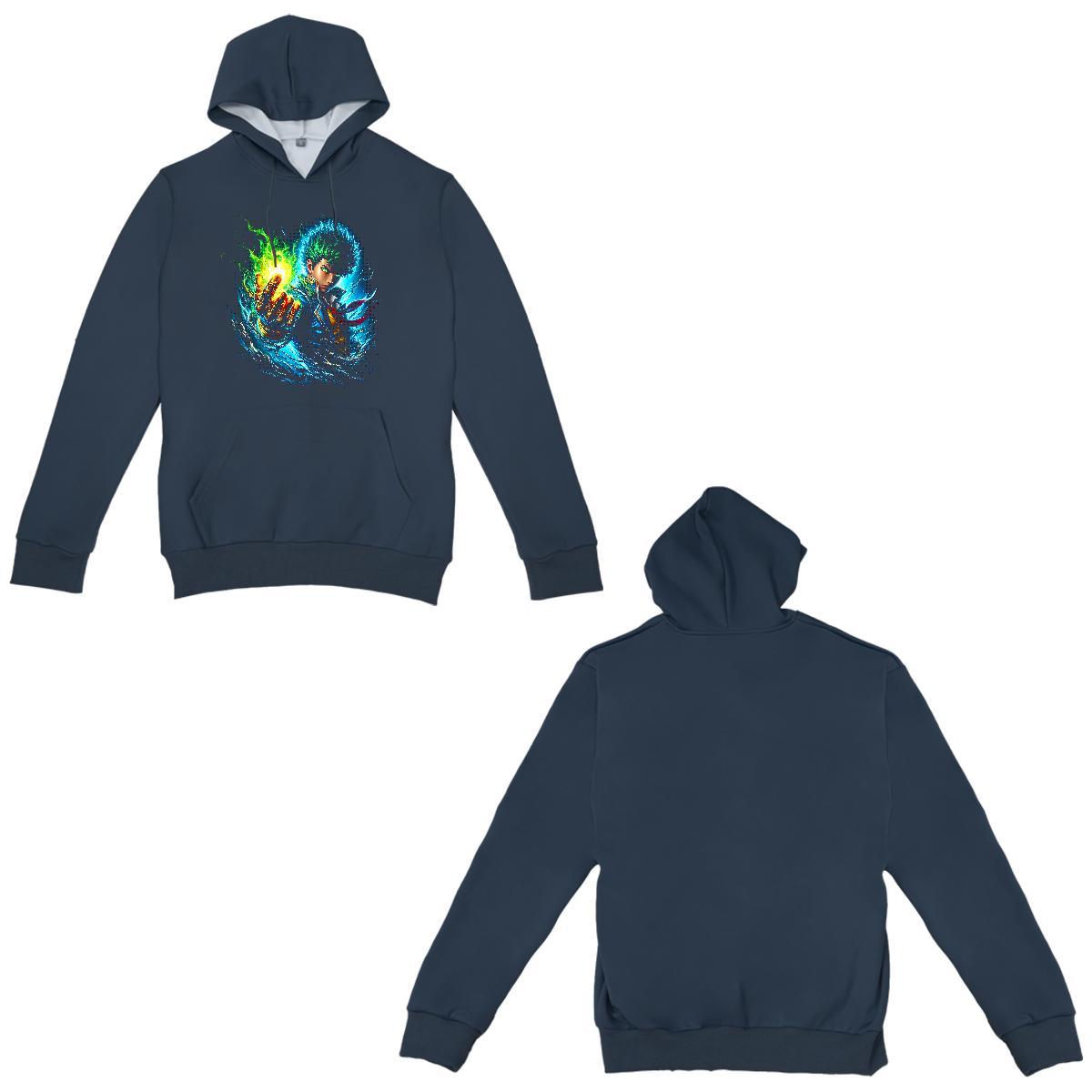 2024 New Man Hoodie Hooded Collar Breathable High Quality Hoodie Pullover Floral Print Pullover Hoodie Casual Daily Wear Thick Fleece