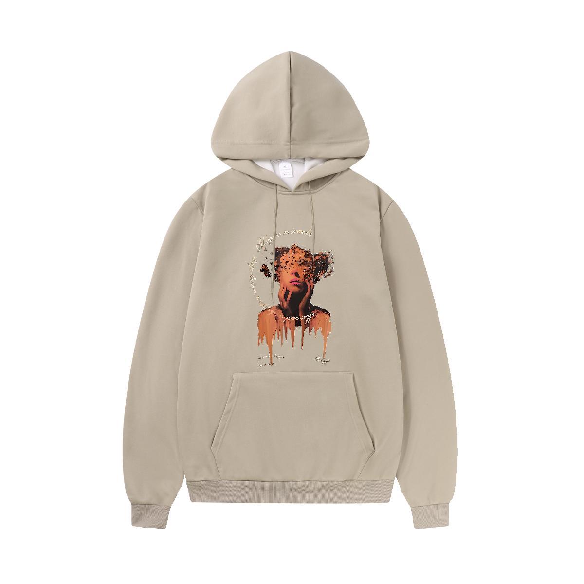 New Man Hoodie Hooded Collar Breathable High Quality Hoodie Pullover Custom Print Plus Size Hoody Hip Hop Tech Fleece