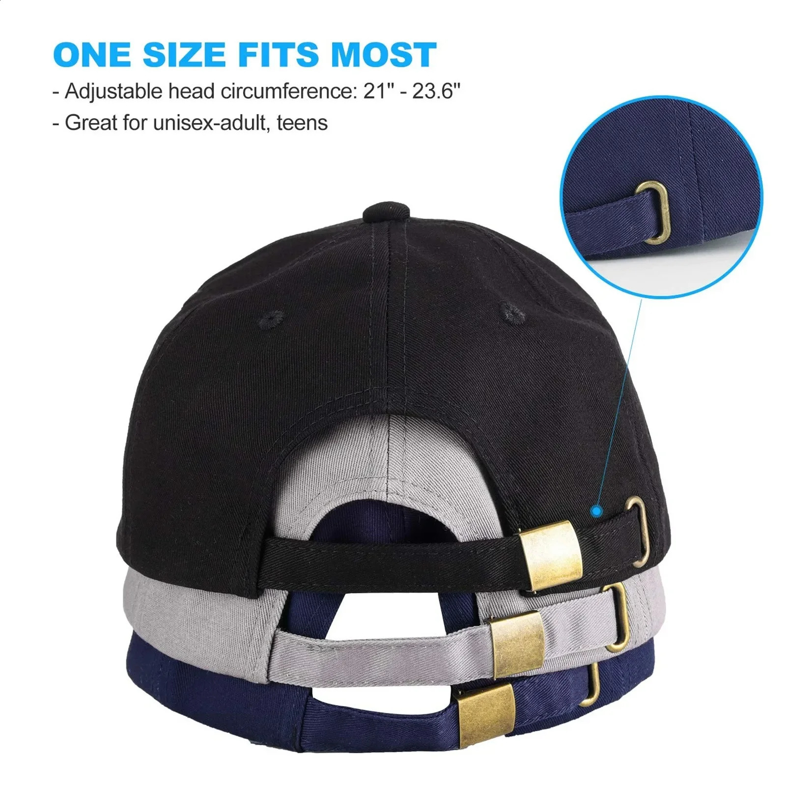 Men Women Distressed Jean Hat Unstructured Baseball Caps Washed Denim Plain Six Panel Dad Hat Black Brown Pink Blue 241009