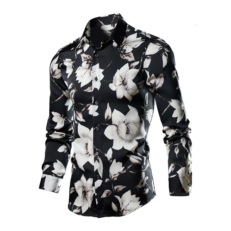Autumn/Winter Mens Multi Color Large Trendy Shirt Fashionable Slimming and Stylish Camisa M-6XL 241007