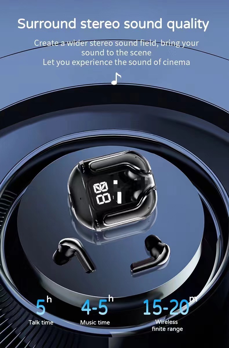 True Wireless Bluetooth Headset Binaural Small In Ear Buds Sports Stereo Bass TWS Earbuds Sports Earbuds for phone