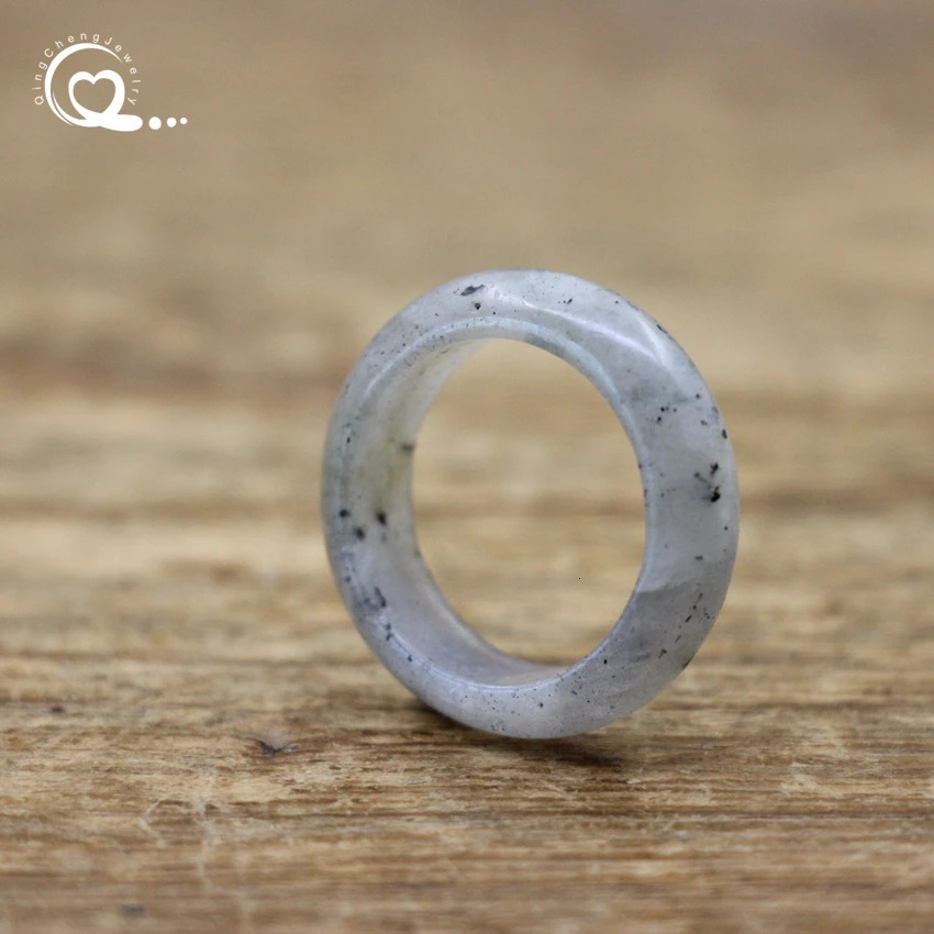 Healing Crystal Band Rings Natural Stone Quartz Agates Jaspers Dainty Finger Solid Ring Women Fashion Minimalist Jewelry4209 241010