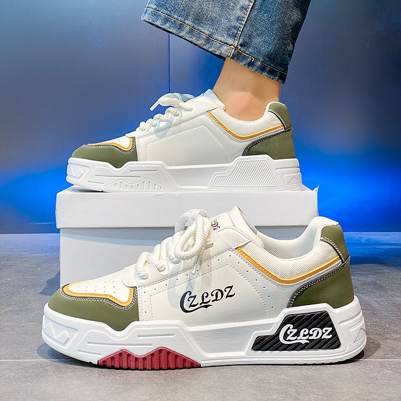 Free shipping designer men's casual thick soled shoes breathable men's sports shoes athletic shoes ice skating shoes