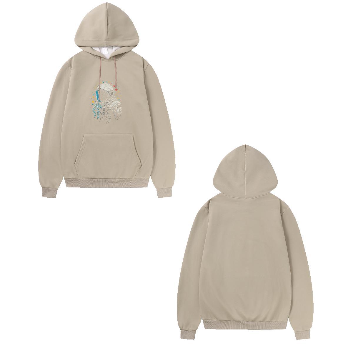 Designer Fashion Men Hoodie Breathable Drawstring Hoodie Loose Fit Hoodie for Man Woman Cartoon Print Pullover Hoodie Hip Hop Street Cotton 350g