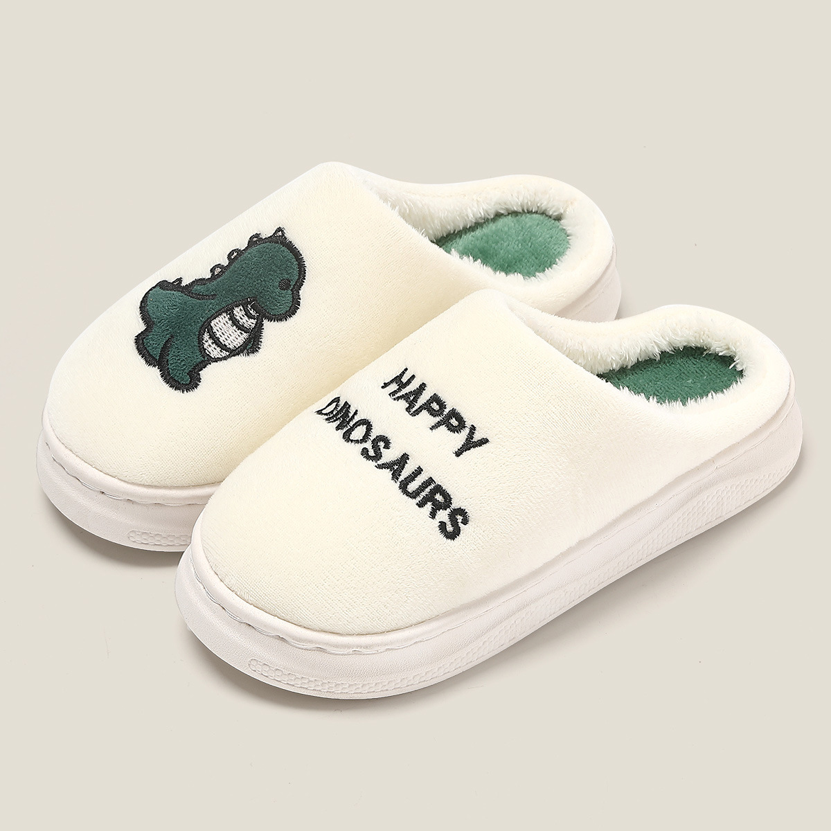 Anti-slip Cozy Cotton Slippers for Home - Couples Comfort