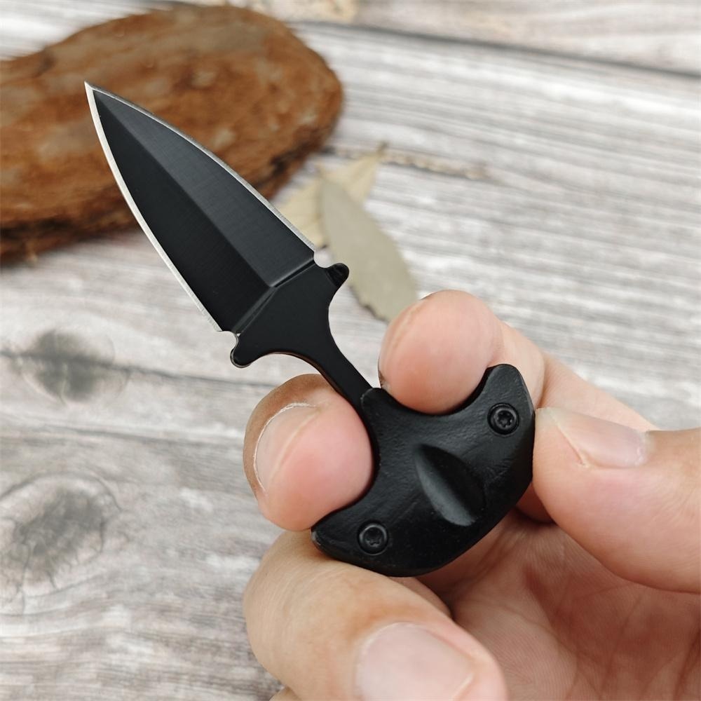 2024 Mini Fixed Blade Knife 440C Blade Aluminium Handle with Necklace Outdoor Knife Portable Hunting EDC Knives Survival Tool with Sheath 15017 3300 1 - view 8