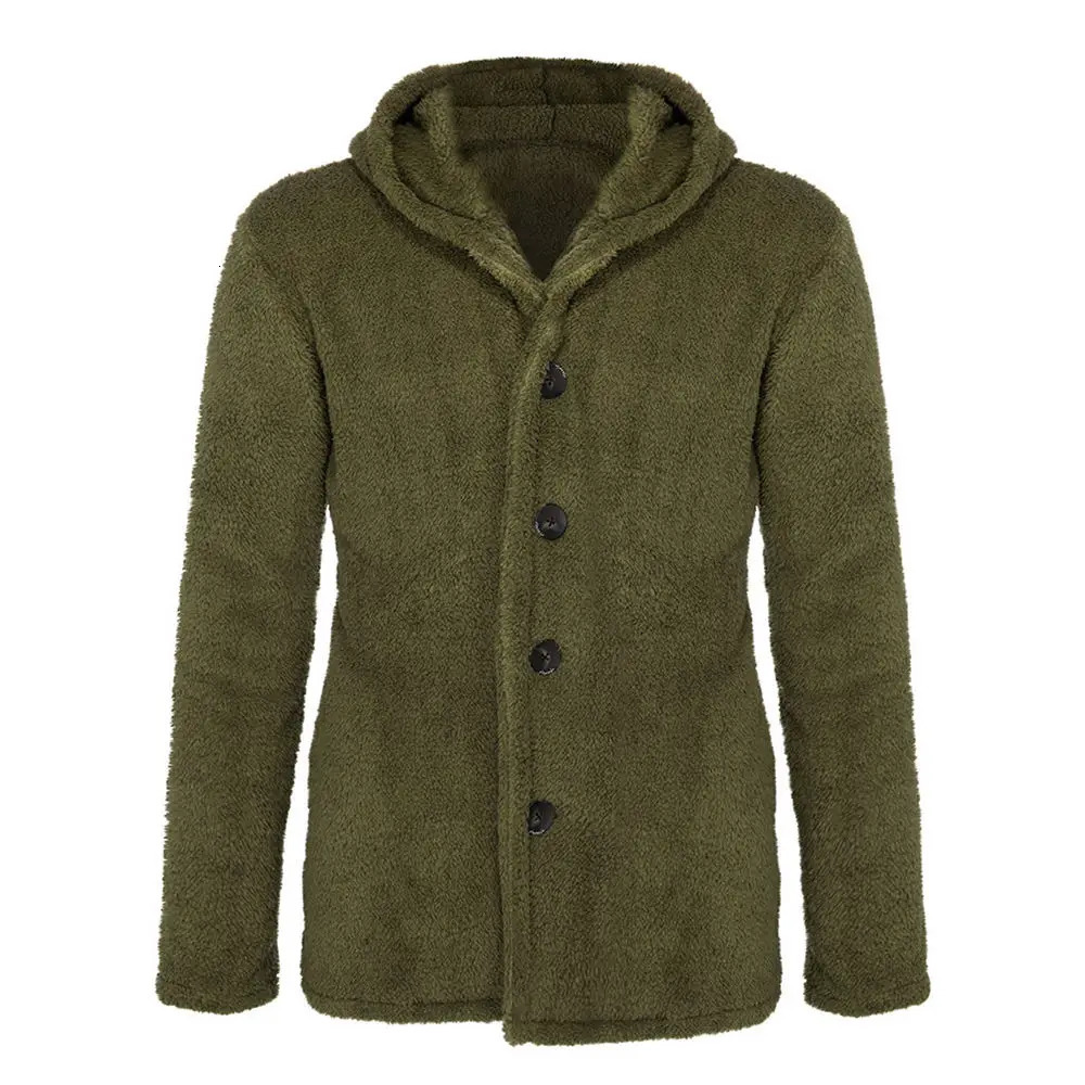 Spring Sherpa wool cardigan Plus size 3XL fluffy hooded jacket for winter warm streetwear unisex teddy sweater 241007