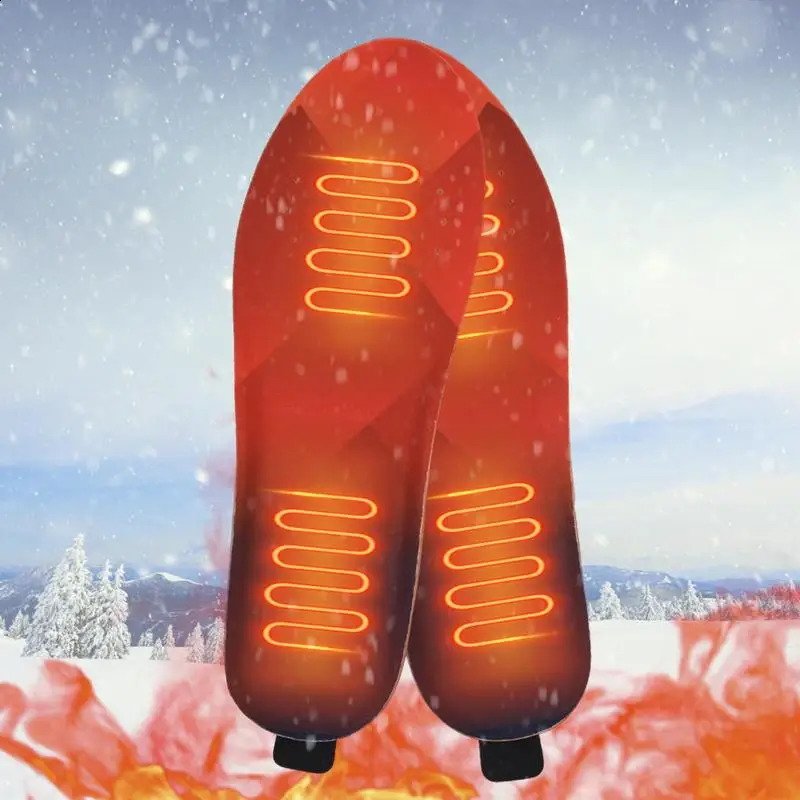 Men Women Heated Insoles With Rechargeable 3300mAh Battery Wireless Remote Controlled Temperature Heating Foot Warmer SML 241010